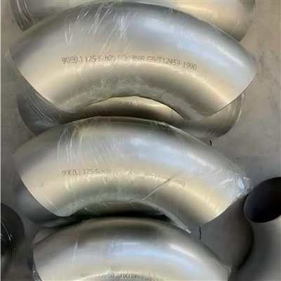 90 laipsnių L 125 SCH20 0Cr18N9 ALKNĖ